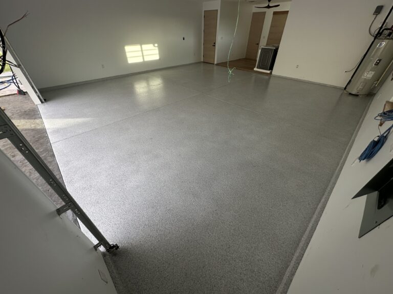 Flakes flooring system