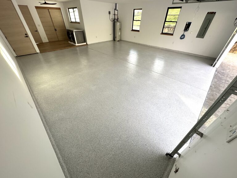 Flakes flooring system