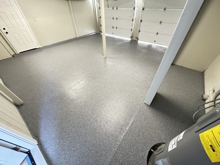 Flakes flooring system