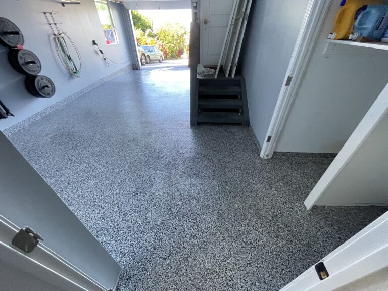 Flakes flooring system