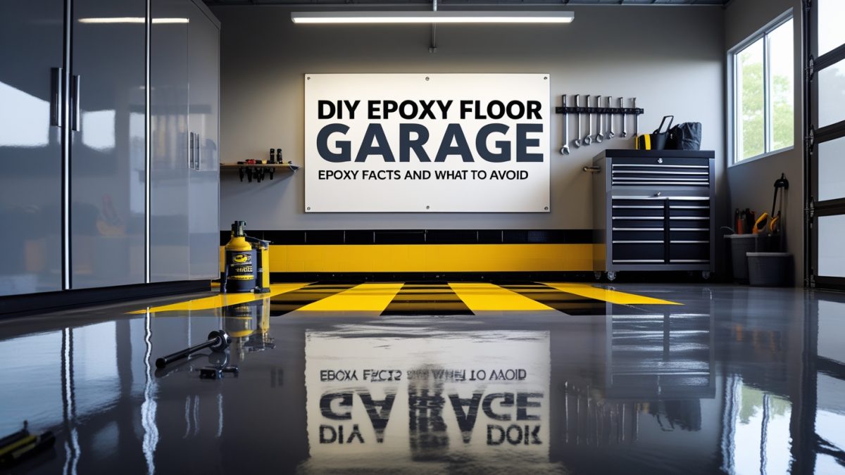 DIY Epoxy Floor Garage: Epoxy Facts and What Not To Do