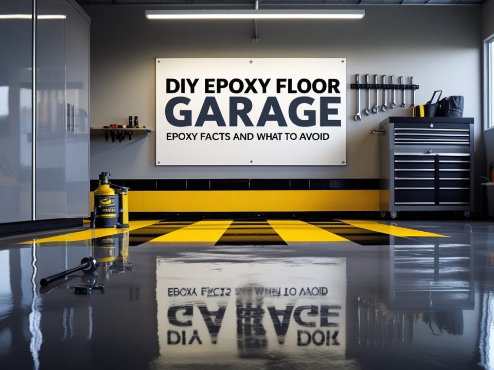 DIY Epoxy Floor Garage: Epoxy Facts and What Not To Do