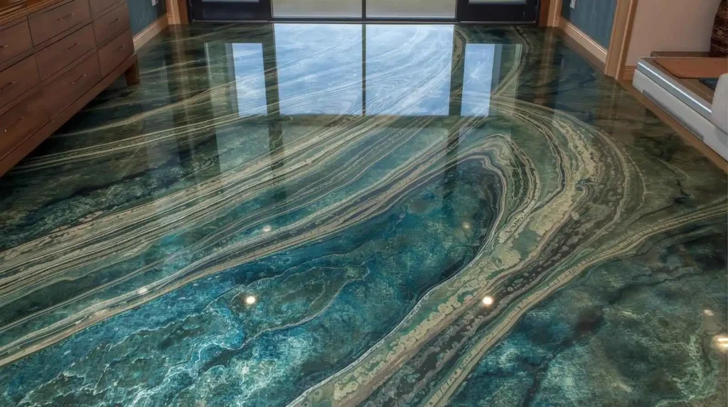 Island Style Epoxy Flooring Inspired by Maui’s Natural Beauty